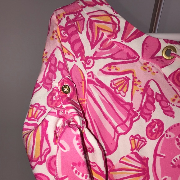 Lilly Pulitzer patterned 3/4 sleeve dress💕 - Picture 2 of 4